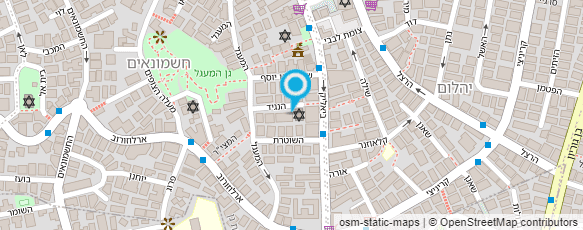 מפת הגעה אל ישיבה וכולל ברכת אהרן