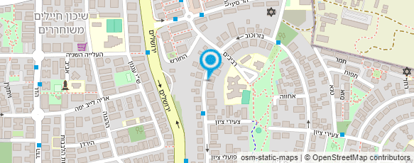 מפת הגעה אל גן ברוש