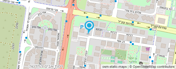 מפת הגעה אל האגודה הישראלית לפרקטיקה וליעוץ פילוסופיים