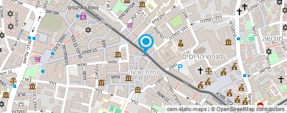 מפת הגעה אל בית קהילות העולים הירושלמי