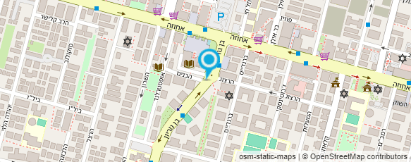 מפת הגעה אל רק בלונים-יניב הפנר