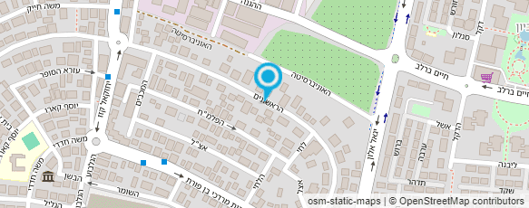 מפת הגעה אל חסון רוני