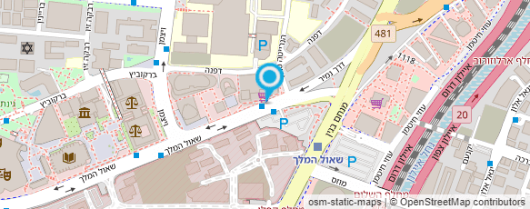 מפת הגעה אל עו"ד זקס - סגי יורם