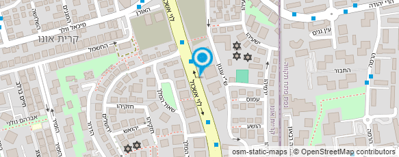 מפת הגעה אל ד"ר רוזנפלד צבי