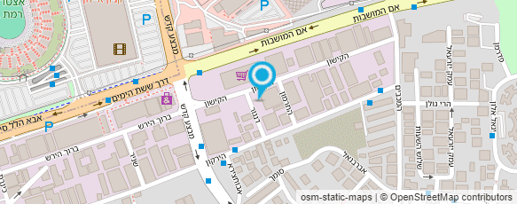 מפת הגעה אל מוסך ד. מור בע"מ