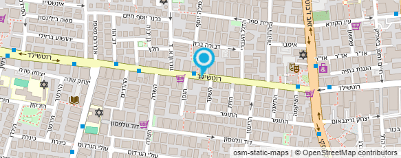 מפת הגעה אל פלאפל בריבוע