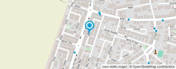 מפת הגעה אל ירון גבע - מכון לפיזיותרפיה