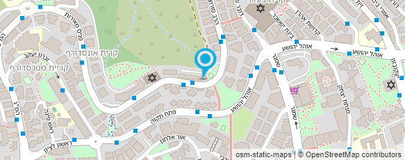 מפת הגעה אל מוסדות "יד עזרה"