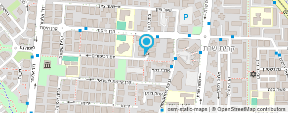 מפת הגעה אל פרופ' זיסלסון אלכסנדר מפת הגעה אל פרופ' זיסלסון אלכסנדר