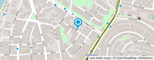 מפת הגעה אל "אנוש" העמותה הישראלית לבריאות הנפש