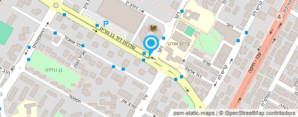 מפת הגעה אל היכל הספורט "גושן"