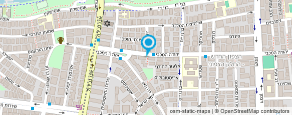 מפת הגעה אל החברה להגנת החי בישראל