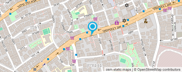 מפת הגעה אל זילברמן משה