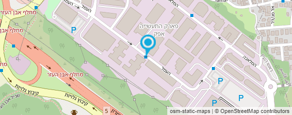 מפת הגעה אל זיפ - הנהלה ומחסנים