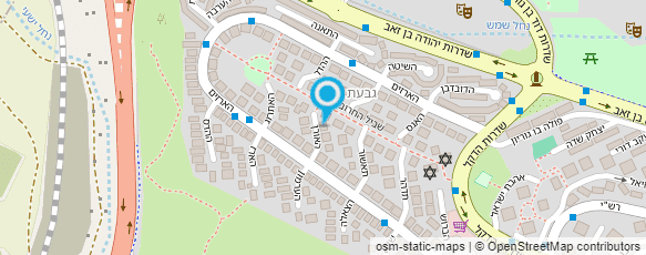 מפת הגעה אל גינון שמוליק