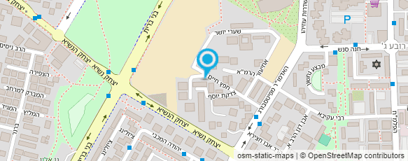 מפת הגעה אל שיינין הרב יוסף - הרב הראשי