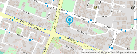 מפת הגעה אל ויזניצר הרב צבי הירש