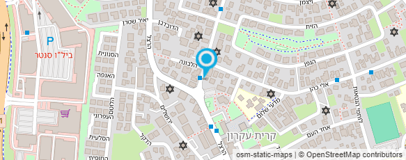 מפת הגעה אל שירותי בריאות כללית