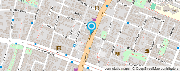 מפת הגעה אל גולדברג יעקב