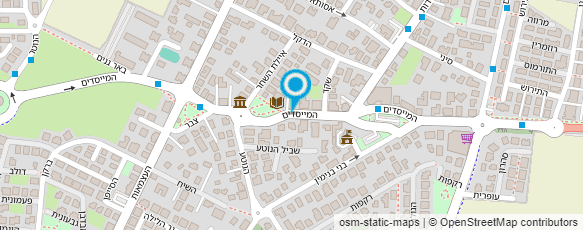 מפת הגעה אל עיצוב שיער - מירי זקס