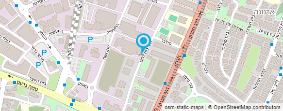 מפת הגעה אל מבואות ירושלים סוכנות לביטוח בע"מ