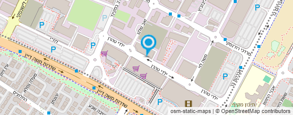 מפת הגעה אל א.ל.מ רשת חנויות חשמל