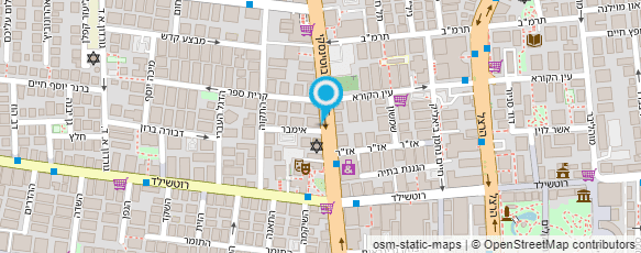 מפת הגעה אל "נירו" עיצוב שיער