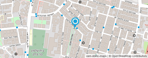 מפת הגעה אל א.א. אשפוז אבות בית יצחק שרותי סיעוד בע"מ