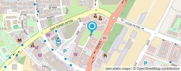 מפת הגעה אל המספריים של יהודה