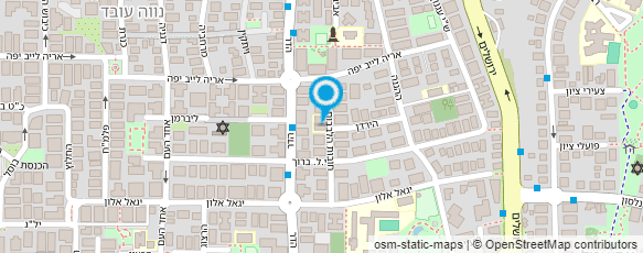 מפת הגעה אל המכון לשיקום ראיה ירודה מפת הגעה אל המכון לשיקום ראיה ירודה