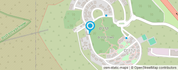 מפת הגעה אל אירוח כפרי-קדרים