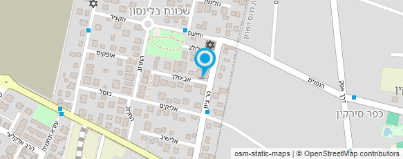 מפת הגעה אל סדנת פיסול באבן