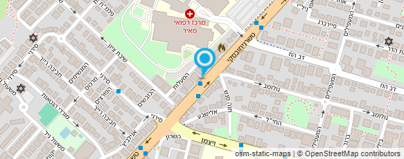 מפת הגעה אל מרפאה למטייל