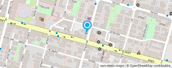 מפת הגעה אל בן אור יהודית