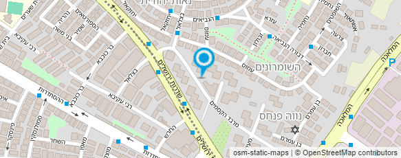 מפת הגעה אל מרכז רפואי ע"ש פרופ' שמואל שורץ