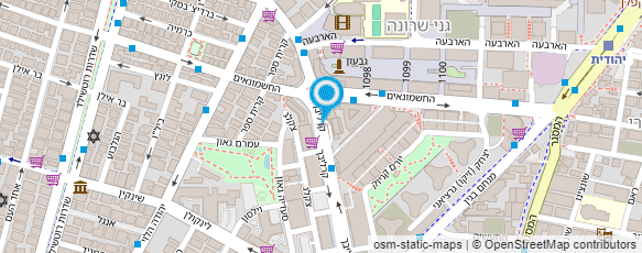 מפת הגעה אל ס.ד.ש תחנת דלק חשמונאים בע"מ