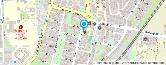 מפת הגעה אל ספריה עירונית