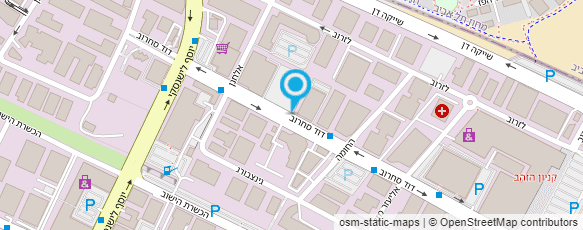 מפת הגעה אל מוסך אופנועים אבנוע סנטר