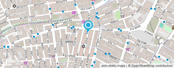 מפת הגעה אל בן יהודה