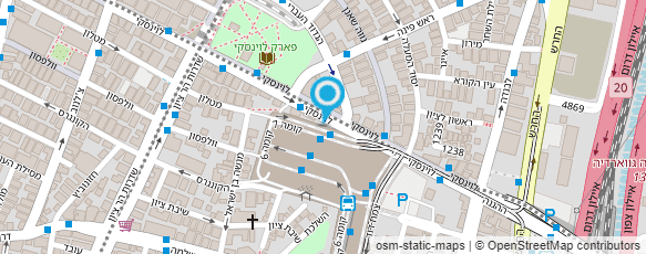 מפת הגעה אל מקדונלד'ס