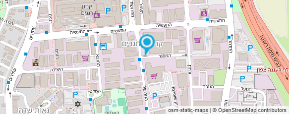 מפת הגעה אל הראל תעשיות רהיטים