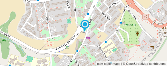 מפת הגעה אל ספריית מצפה רמון