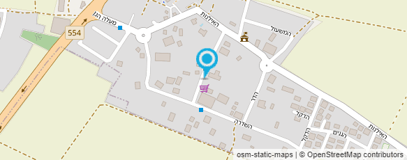 מפת הגעה אל אלוף שמאי-שמאות חקלאית