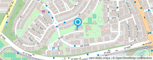 מפת הגעה אל מרכז המוסיקה בית פרנקפורט