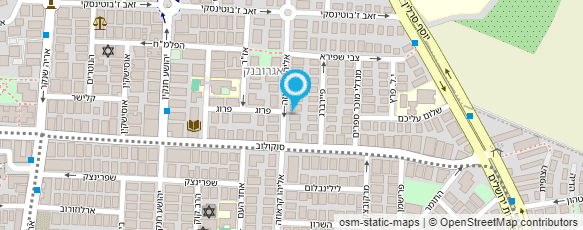 מפת הגעה אל מירון (מוגרבי) דוד