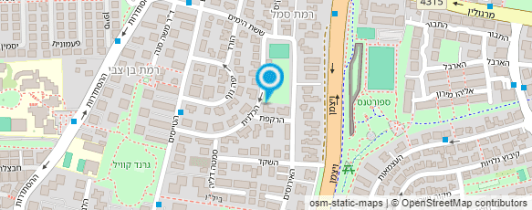 מפת הגעה אל גן ברוש- חינוך מיוחד