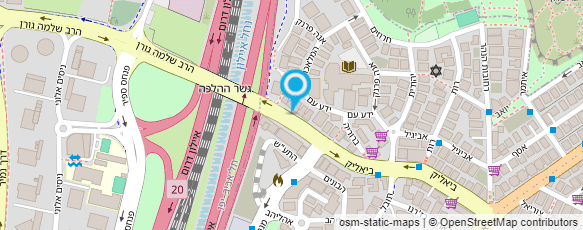 מפת הגעה אל עו"ד ארגמן עמרי (תעבורה ונוטריון)