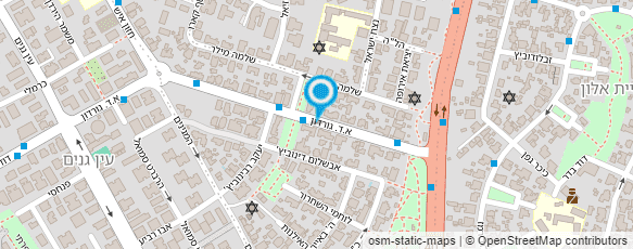 מפת הגעה אל גן חן