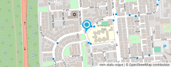 מפת הגעה אל תיכון חדש