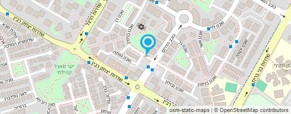 מפת הגעה אל יוסי עב' גינון ופיתוח